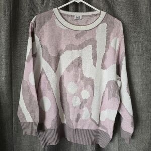 Lucia Pink Camouflage Sweater Made In Germany Size 38 (US M Or 8)